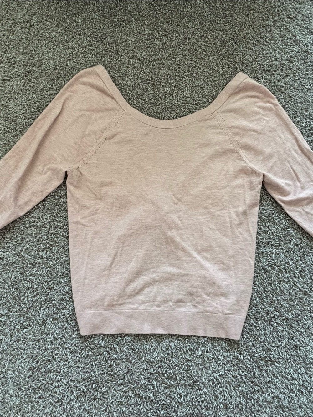 Victoria's Secret Off-the-Shoulder Dusty Rose Sweater
